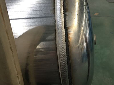 Soldadura de tanque de aleación de aluminio